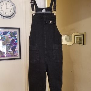 Black over-alls